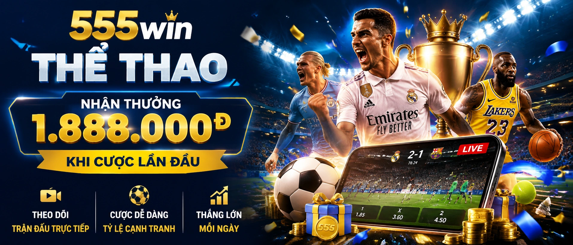 Liên hệ 555win.com.bz | Hỗ trợ casino, nổ hũ 14 555win sports banner 2