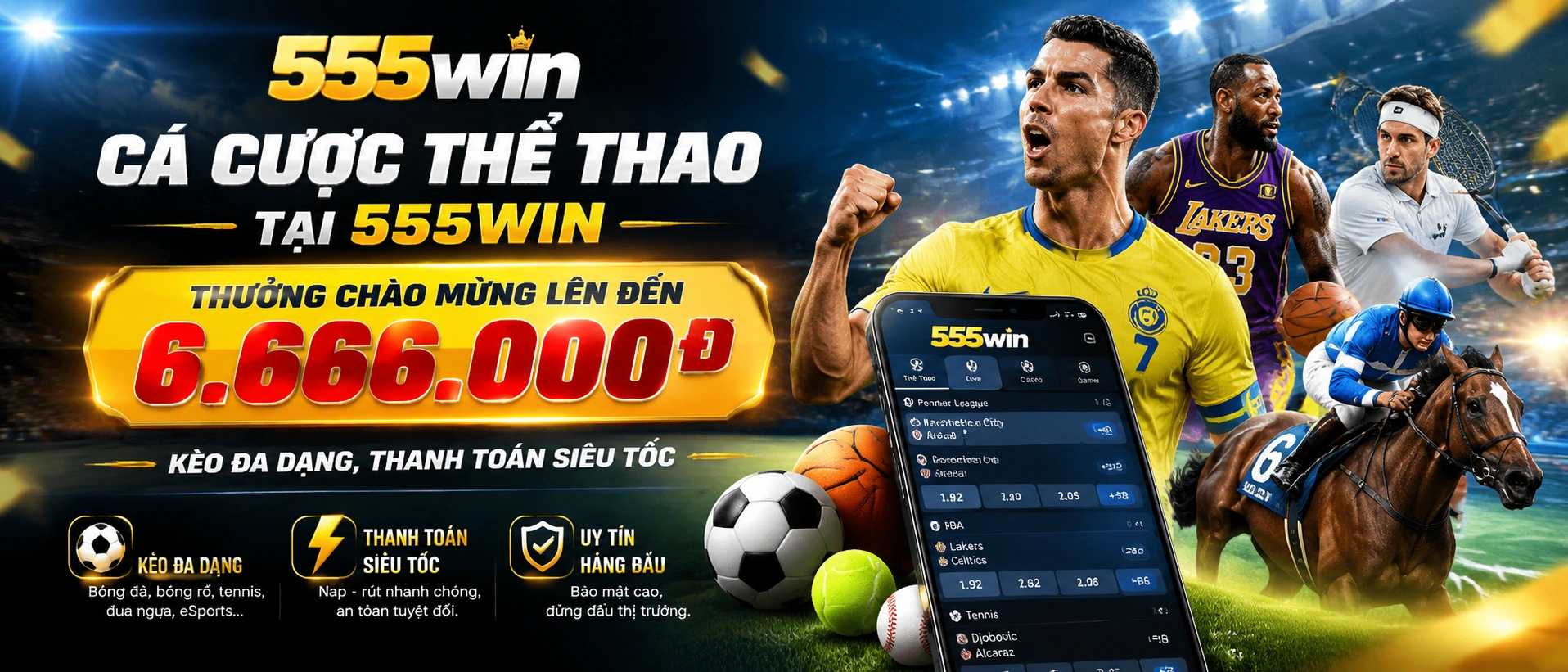 Liên hệ 555win.com.bz | Hỗ trợ casino, nổ hũ 13 555win sports banner 3